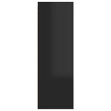 NNEVL TV Cabinet High Gloss Black 30.5x30x90 cm Chipboard