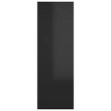 NNEVL TV Cabinets 2 pcs High Gloss Black 30.5x30x90 cm Chipboard