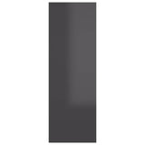 NNEVL TV Cabinet High Gloss Grey 30.5x30x90 cm Chipboard