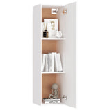 NNEVL TV Cabinet White 30.5x30x110 cm Chipboard