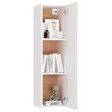 NNEVL TV Cabinets 2 pcs White 30.5x30x110 cm Chipboard