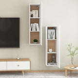 NNEVL TV Cabinets 2 pcs White 30.5x30x110 cm Chipboard