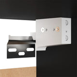 NNEVL TV Cabinet Black 30.5x30x110 cm Chipboard