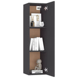 NNEVL TV Cabinet Grey 30.5x30x110 cm Chipboard