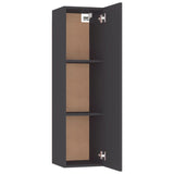 NNEVL TV Cabinet Grey 30.5x30x110 cm Chipboard
