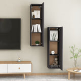 NNEVL TV Cabinets 2 pcs Grey 30.5x30x110 cm Chipboard