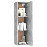NNEVL TV Cabinets 2 pcs Concrete Grey 30.5x30x110 cm Chipboard