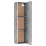 NNEVL TV Cabinets 2 pcs Concrete Grey 30.5x30x110 cm Chipboard