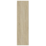NNEVL TV Cabinets 2 pcs White and Sonoma Oak 30.5x30x110 cm Chipboard