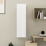 NNEVL TV Cabinet High Gloss White 30.5x30x110 cm Chipboard