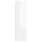 NNEVL TV Cabinet High Gloss White 30.5x30x110 cm Chipboard