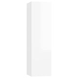NNEVL TV Cabinets 2 pcs High Gloss White 30.5x30x110 cm Chipboard
