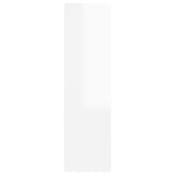 NNEVL TV Cabinets 2 pcs High Gloss White 30.5x30x110 cm Chipboard