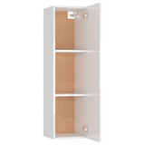 NNEVL TV Cabinets 2 pcs High Gloss White 30.5x30x110 cm Chipboard