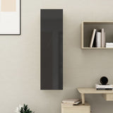 NNEVL TV Cabinet High Gloss Black 30.5x30x110 cm Chipboard