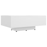 NNEVL Coffee Table White 85x55x31 cm Chipboard