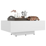 NNEVL Coffee Table White 85x55x31 cm Chipboard