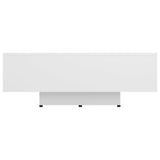 NNEVL Coffee Table White 85x55x31 cm Chipboard