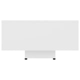 NNEVL Coffee Table White 85x55x31 cm Chipboard