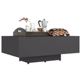 NNEVL Coffee Table Grey 85x55x31 cm Chipboard