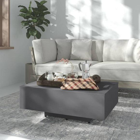 NNEVL Coffee Table Grey 85x55x31 cm Chipboard