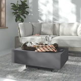 NNEVL Coffee Table Grey 85x55x31 cm Chipboard