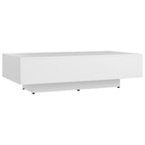 NNEVL Coffee Table White 115x60x31 cm Chipboard