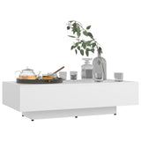 NNEVL Coffee Table White 115x60x31 cm Chipboard