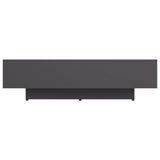 NNEVL Coffee Table Grey 115x60x31 cm Chipboard