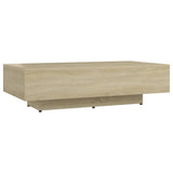 NNEVL Coffee Table Sonoma Oak 115x60x31 cm Chipboard
