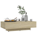 NNEVL Coffee Table Sonoma Oak 115x60x31 cm Chipboard