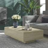 NNEVL Coffee Table Sonoma Oak 115x60x31 cm Chipboard
