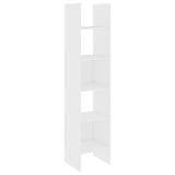 NNEVL Book Cabinet White 40x35x180 cm Chipboard