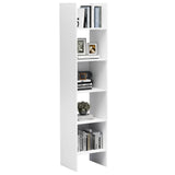 NNEVL Book Cabinet White 40x35x180 cm Chipboard