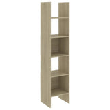 NNEVL Book Cabinet Sonoma Oak 40x35x180 cm Chipboard