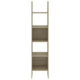 NNEVL Book Cabinet Sonoma Oak 40x35x180 cm Chipboard