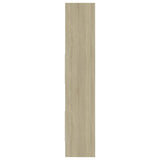 NNEVL Book Cabinet Sonoma Oak 40x35x180 cm Chipboard