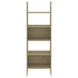 NNEVL Book Cabinet Sonoma Oak 60x35x180 cm Chipboard