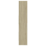 NNEVL Book Cabinet Sonoma Oak 60x35x180 cm Chipboard