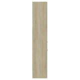 NNEVL Book Cabinet Sonoma Oak 40x35x180 cm Chipboard