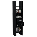 NNEVL Book Cabinet High Gloss Black 40x35x180 cm Chipboard
