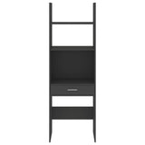 NNEVL Book Cabinet Grey 60x35x180 cm Chipboard