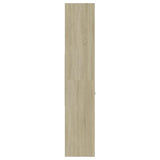 NNEVL Book Cabinet Sonoma Oak 60x35x180 cm Engineered Wood