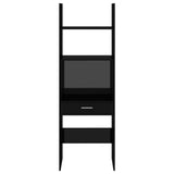 NNEVL Book Cabinet High Gloss Black 60x35x180 cm Chipboard
