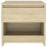 NNEVL Bedside Cabinets 2 pcs Sonoma Oak 40x30x39 cm Chipboard