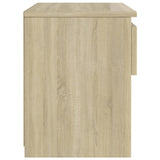 NNEVL Bedside Cabinets 2 pcs Sonoma Oak 40x30x39 cm Chipboard