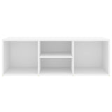 NNEVL Shoe Storage Bench White 105x35x35 cm Chipboard