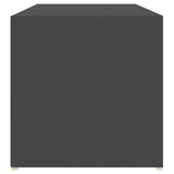 NNEVL Shoe Storage Bench Grey 105x35x35 cm Chipboard