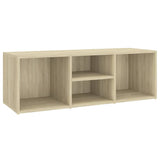 NNEVL Shoe Storage Bench Sonoma Oak 105x35x35 cm Chipboard