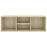 NNEVL Shoe Storage Bench Sonoma Oak 105x35x35 cm Chipboard